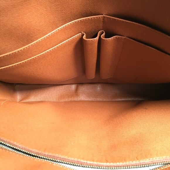 Authentic LOUIS VUITTON Porte Documents Voyage Briefcase Hand Bag Monogram - Picture 11 of 16